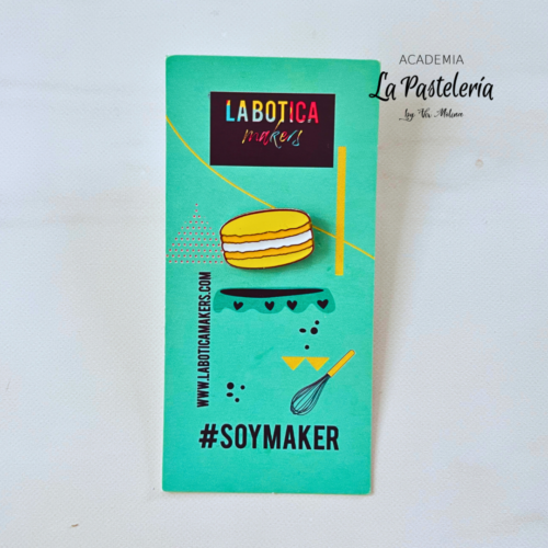 Pins Macarons amarillo