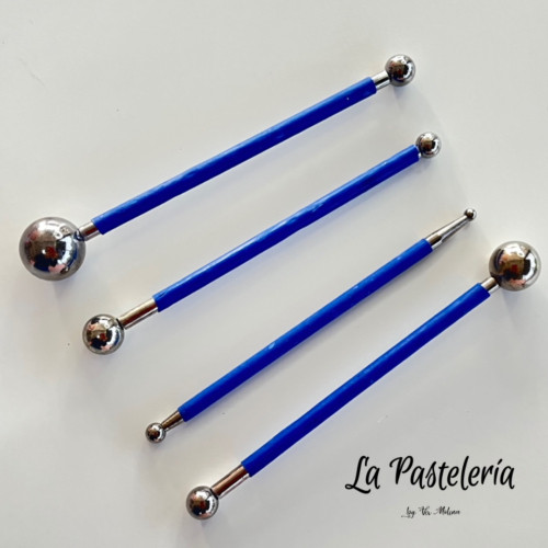 Set de Bolillos de acero en bolsa.