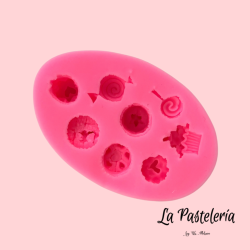 Molde silicona mini pastelería