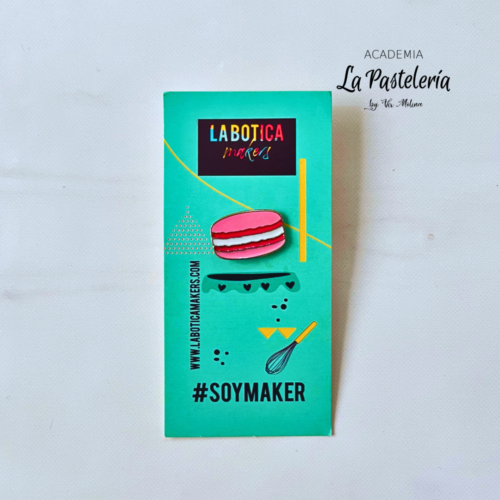 Pins Metálico Macarons Rosa