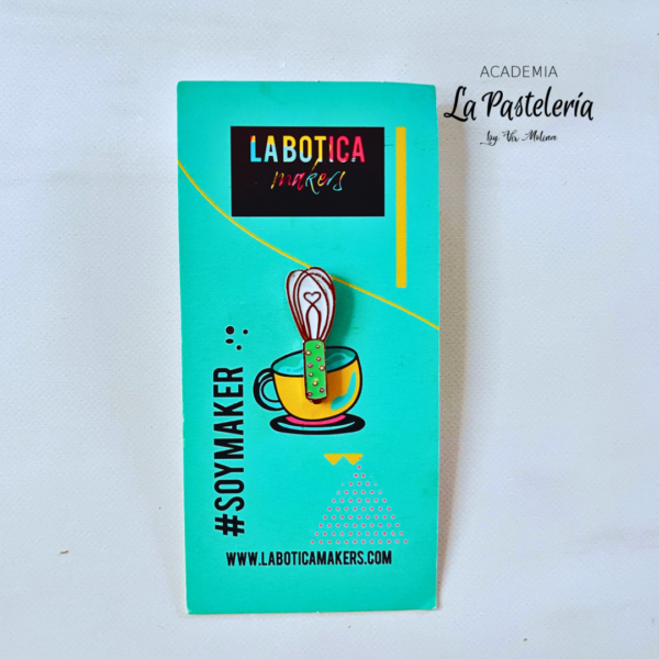 Pins batidor de mano verde
