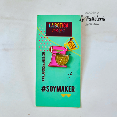 Pins Batidora Rosa