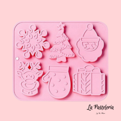 Molde silicona navidad para chocolate