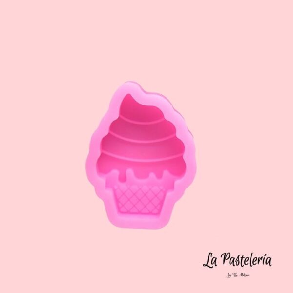 Molde silicona cono de helado